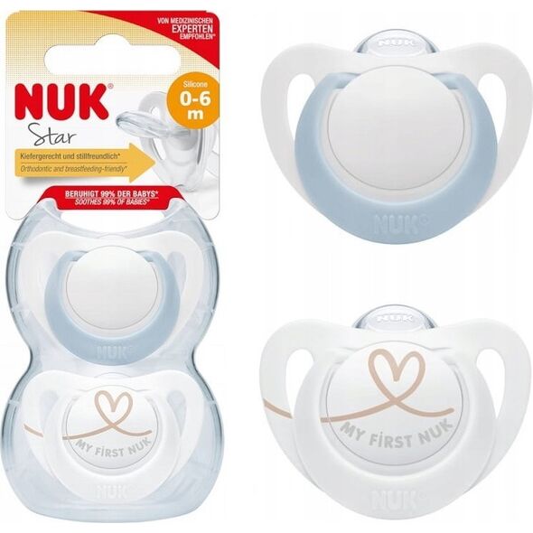 NUK NUK SMOCZEK USP 2EL 0-2M STAR 10730690 1/6