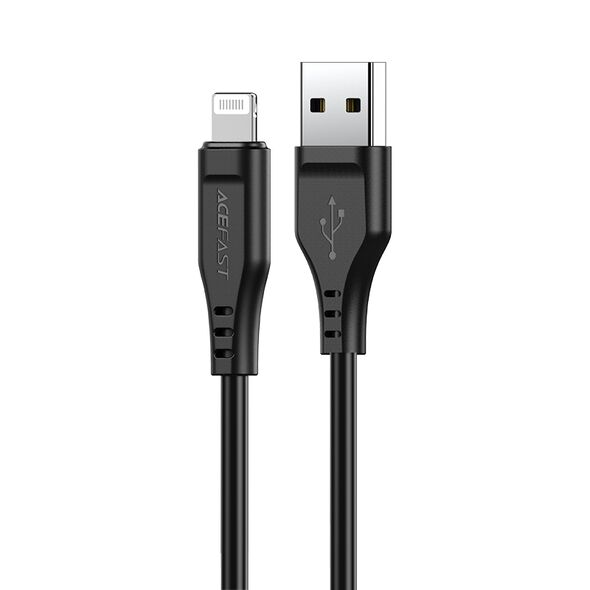 Acefast cable MFI USB - Lightning 1.2m, 2.4A black (C3-02 black) 6974316280828