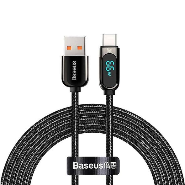 Baseus Display Cable USB to Type-C, 66W, 1m (black) 6932172600563