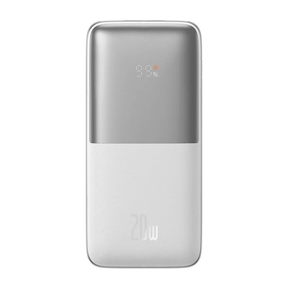 Powerbank Baseus Bipow Pro 10000mAh, 2xUSB, USB-C, 20W (white) 6932172610838