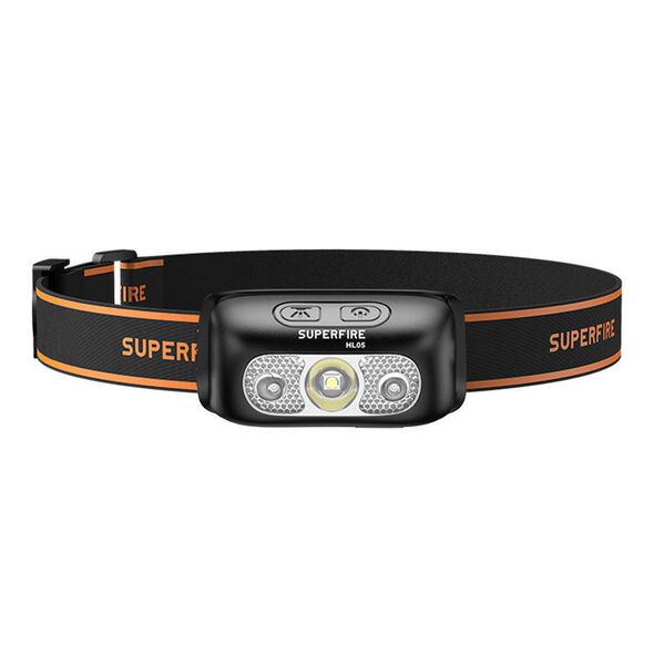 Headlamp Superfire HL05-E, 120lm, USB 6974760350429