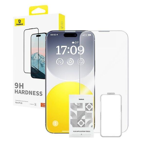 Tempered Glass APPLE IPHONE 15 Baseus Diamond Glass Clear 6932172642570