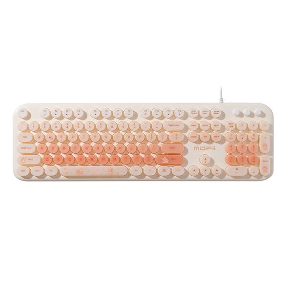 MOFII Wired Keyboard Illuminating Love Me (Beige) 6950125752619