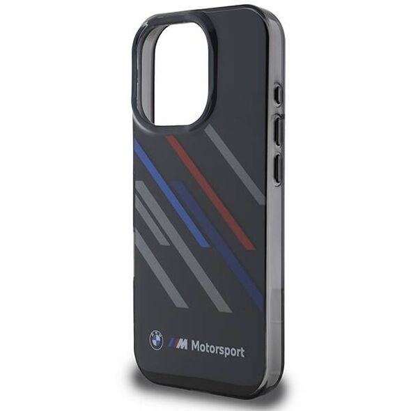 Original Case IPHONE 16 PRO BMW Hardcase Motosport IML Random Stripes (BMHCP16L23HTRAK) black 3666339325343