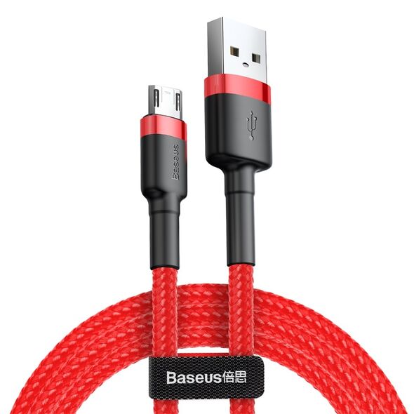 Baseus cable Cafule USB - micro USB 1,0m 2,4A red 6953156280328