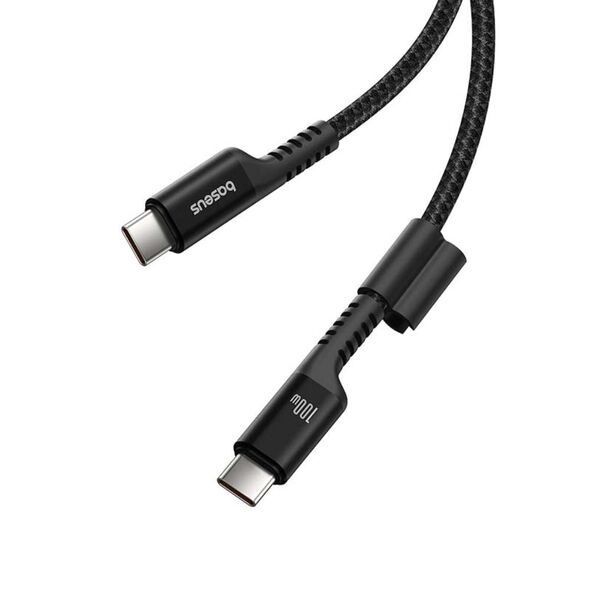 Baseus Fish-Eye Fast Charging Data Cable USB-C to USB-C 100W 1m Cluster Black 6932172658007