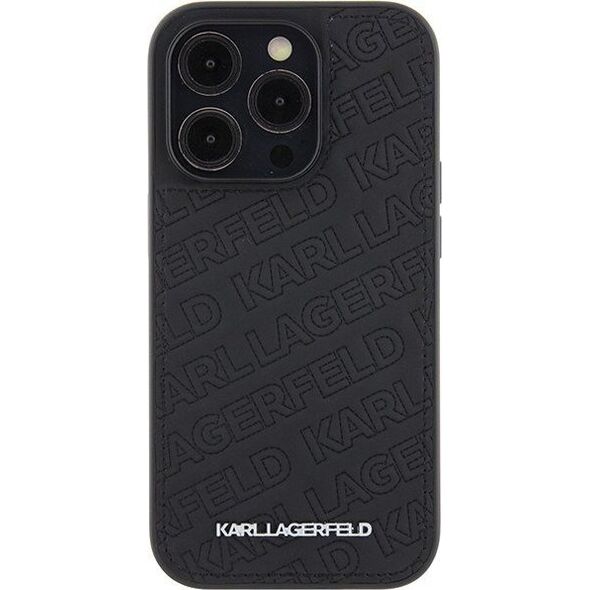 Karl Lagerfeld Karl Lagerfeld KLHCP15XPQKPMK iPhone 15 Pro Max 6.7" czarny/black hardcase Quilted K Pattern