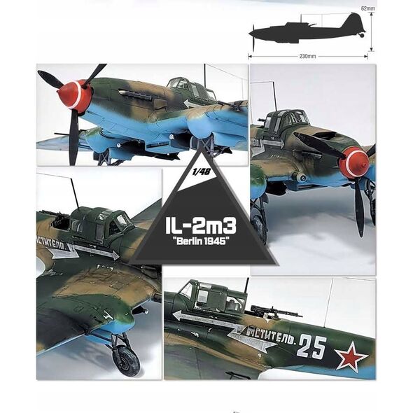 Academy Model plastikowy Il-2m3 Berlin 1945 1/48