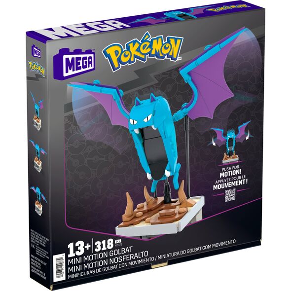 Mattel MEGA POKEMON mini motion Golbat HTH72 /6