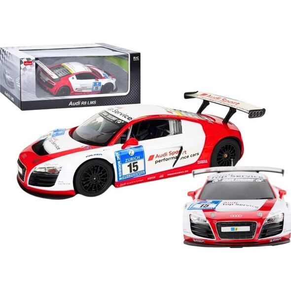 Auto R/C 1:24 Zdalnie Sterowane Sportowe AUDI R8 LMS Białe Rastar