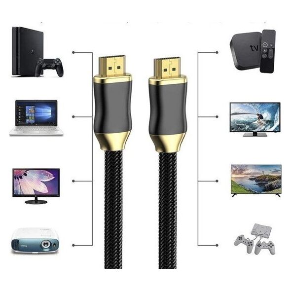 Kabel Izoxis HDMI - HDMI 3m czarny (00019922)