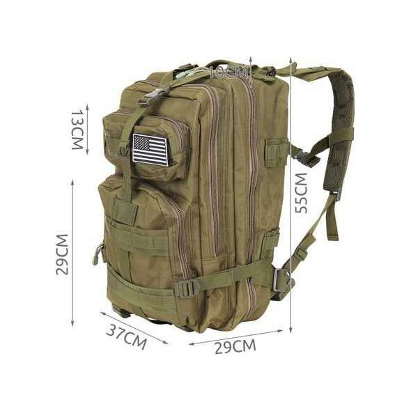 Plecak turystyczny Iso Trade Survival XL 38 l Zielony