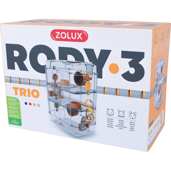 Zolux Klatka RODY3 TRIO zółta