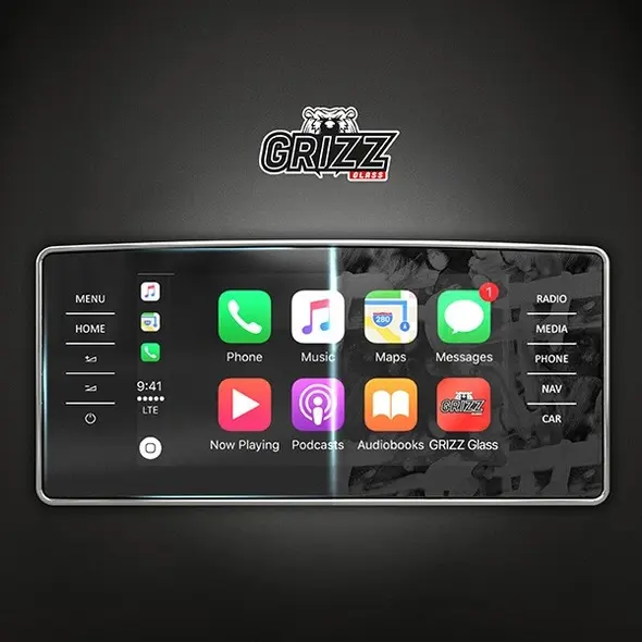 Matte GrizzGlass CarDisplay Protection Audi A3 8P Android Radio 2002-2013