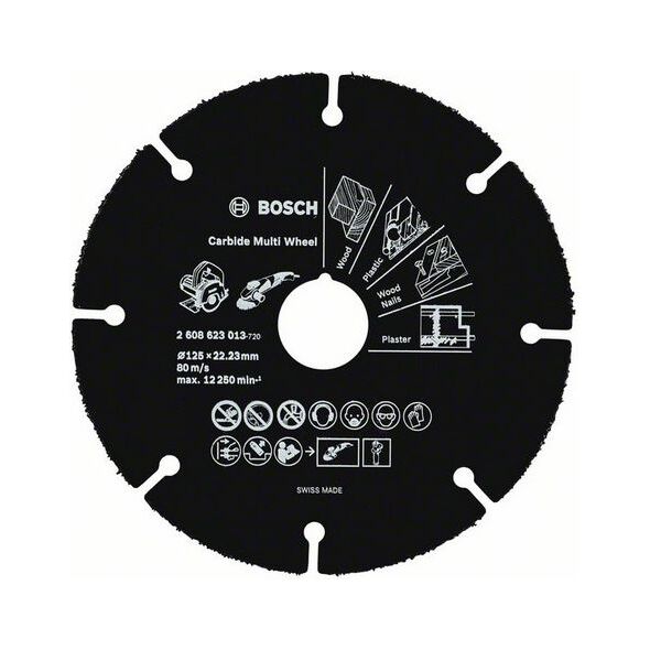 Bosch Tarcza tnąca z węglików spiekanych Multi Wheel 125mm (2.608.623.013)