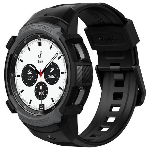 Spigen Pasek Spigen Rugged Armor Pro Samsung Galaxy Watch 4 Classic 42mm Charcoal Grey