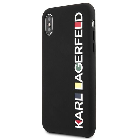 Karl Lagerfeld KLHCPXBHWHBK Apple iPhone XS/X hardcase black Glossy Bauhaus