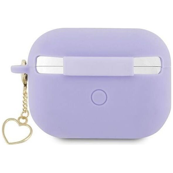 Guess Etui Guess GUAP2LSCHSU Apple AirPods Pro 2 cover purpurowy/purple Silicone Charm Heart Collection