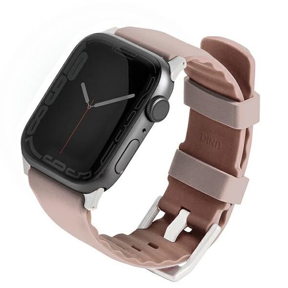 UNIQ Linus strap Apple Watch 4/5/6/7/8/9/SE/10 40/41/42mm Airosoft Silicone pink/blush pink