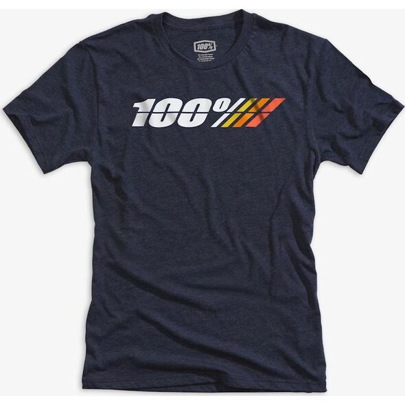 100% Koszulka męska Motorrad Tech Tee navy heather r. L