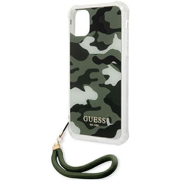 Guess Guess GUHCN61KSARKA iPhone 11 6,1" zielony/khaki hardcase Camo Collection