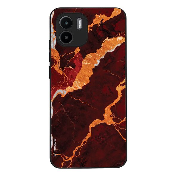 Θήκη Sonique Marble Series για Xiaomi Redmi A1 / Redmi A2 Κόκκινο 5210312086042