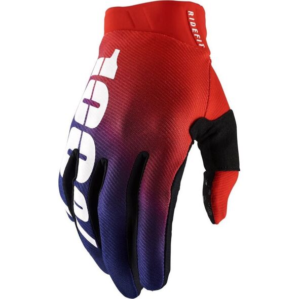 100% Rękawiczki 100% RIDEFIT Glove korp roz. S (długość dłoni 181-187 mm) (DWZ)