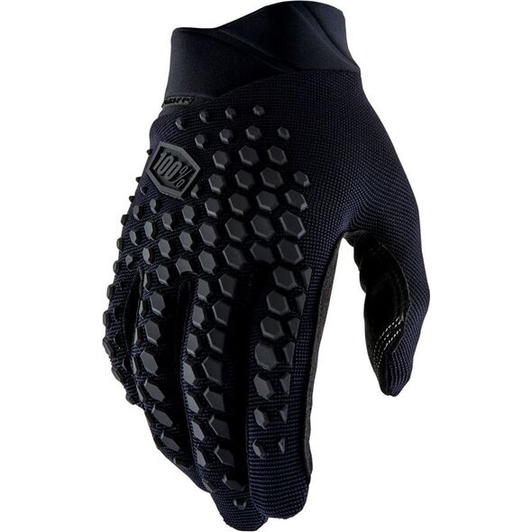 100% Rękawiczki 100% GEOMATIC Gloves Grey/Racer Red - XL (długość dłoni 200-209 mm) (NEW 2022)