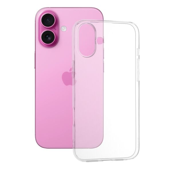 Techsuit Case for iPhone 16 Plus - Techsuit Clear Silicone [Big Lens Hole] - Transparent 5949419272491 έως 12 άτοκες Δόσεις