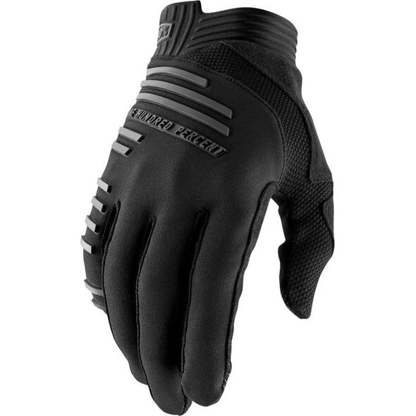 100% Rękawiczki 100% R-CORE Gloves Black - L (długość dłoni 193-200 mm) (NEW 2022)