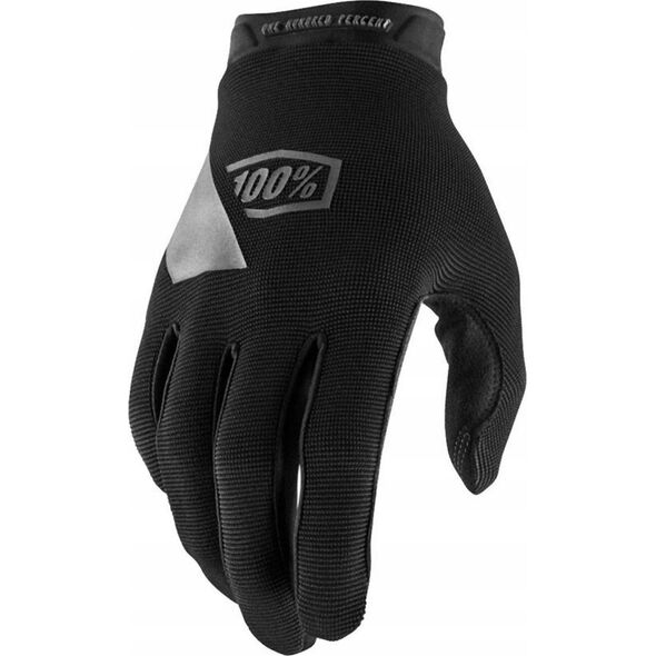 100% Rękawiczki 100% RIDECAMP GEL Gloves Black - M (długość dłoni 187-193 mm) (NEW)