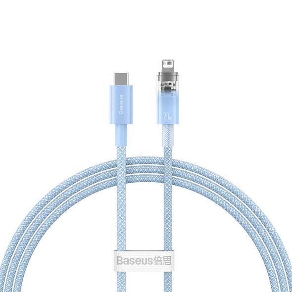 Baseus Explorer Series USB-C/Lightning Cable 1m 20W (blue)