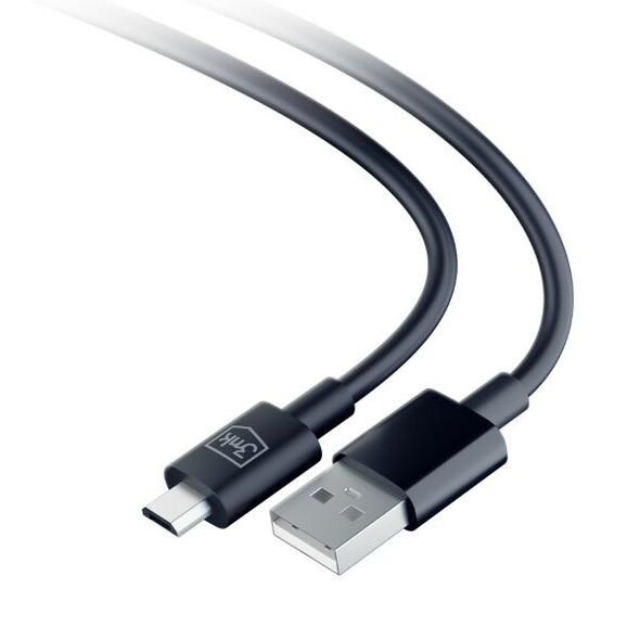 3MK cable Hyper USB-A / microUSB 1.2m 5V 2.4A black