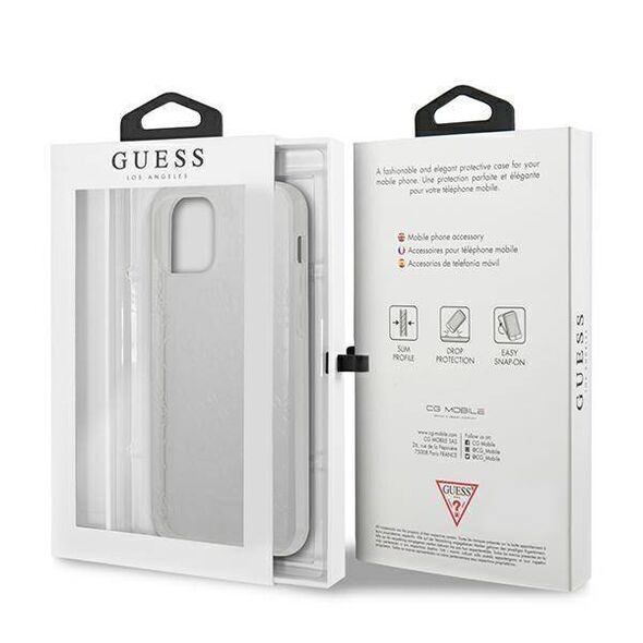 Original Case IPHONE 12 PRO MAX Guess Hardcase 4G 3D Pattern Collection (GUHCP12L3D4GTR) transparent 3700740481059