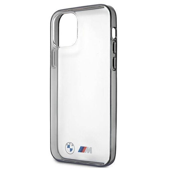 Original Case IPHONE 12 MINI BMW Hardcase Sandblast (BMHCP12SMBTOK) transparent 3666339011314