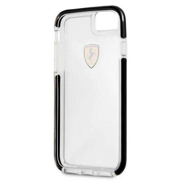 Original Case IPHONE SE 2022 / SE 2020 / 7 / 8 Ferrari Hardcase Shockproof (FEGLHCP7BK) transparent 3700740388457