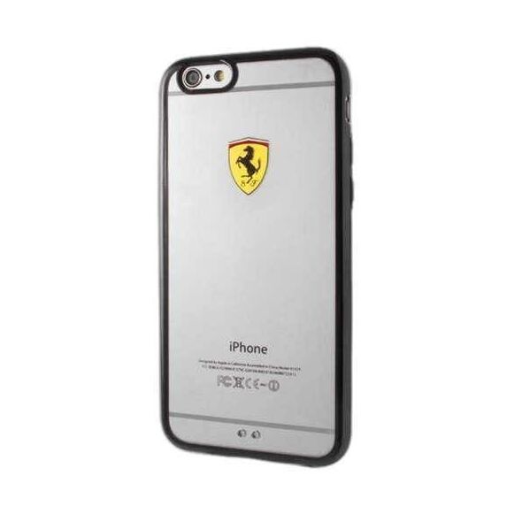 Original Case SAMSUNG GALAXY S7 Ferrari Hardcase Racing Shield (FEHCS7BK) transparent 3700740377581