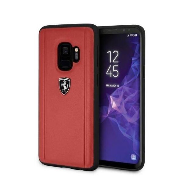 Original Case SAMSUNG GALAXY S9 Ferrari Hardcase Heritage Portofino (FEHLEHCS9RE) red 3700740425848