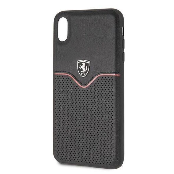 Original Case IPHONE XS MAX Ferrari Hardcase Off Track Victory (FEOVEHCI65BK) black 3700740446140