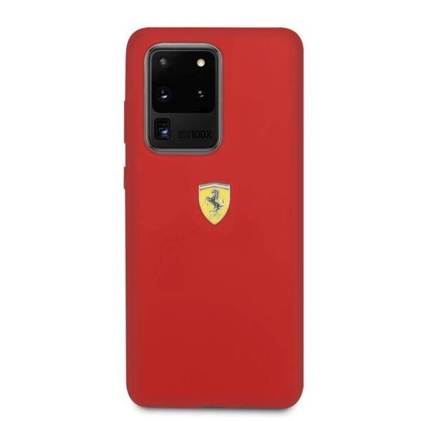 Original Case SAMSUNG GALAXY S20 ULTRA Ferrari Hardcase Silicone (FESSIHCS69RE) red 3700740473344