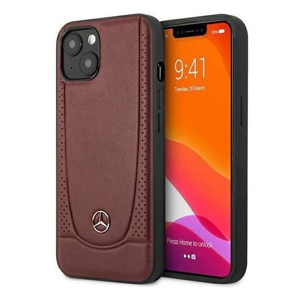 Case IPHONE 13 MINI Mercedes Hardcase Urban Line (MEHCP13SARMRE) red 3666339019938