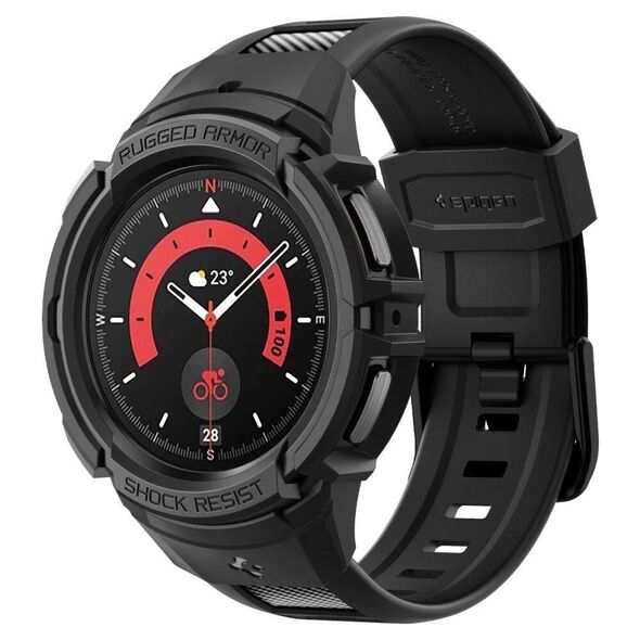 Strap for GALAXY WATCH 5 PRO (45MM) Spigen Rugged Armor ”Pro” black 8809811867268