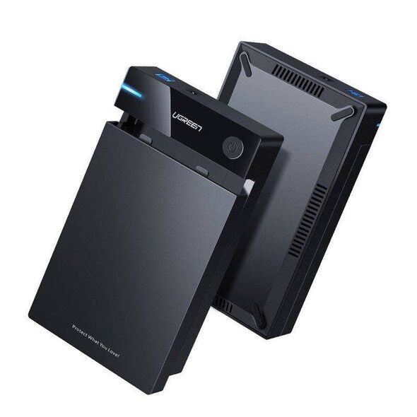 UGREEN SATA External Enclosure HDD 3,5"  USB 3.0 (black) 6957303854226