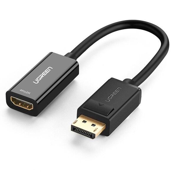 UGREEN MM137 DisplayPort (male)  - HDMI (female) Adapter 4K (black) 6957303843633