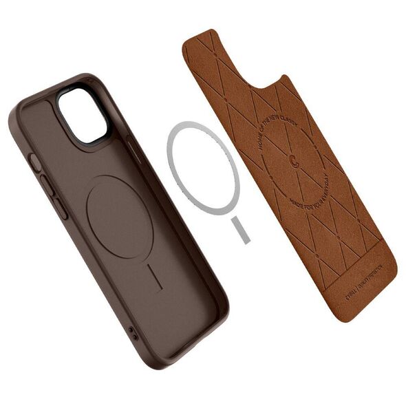 Case IPHONE 14 PLUS Spigen Cyrill Kajuk MagSafe brown 8809811864441