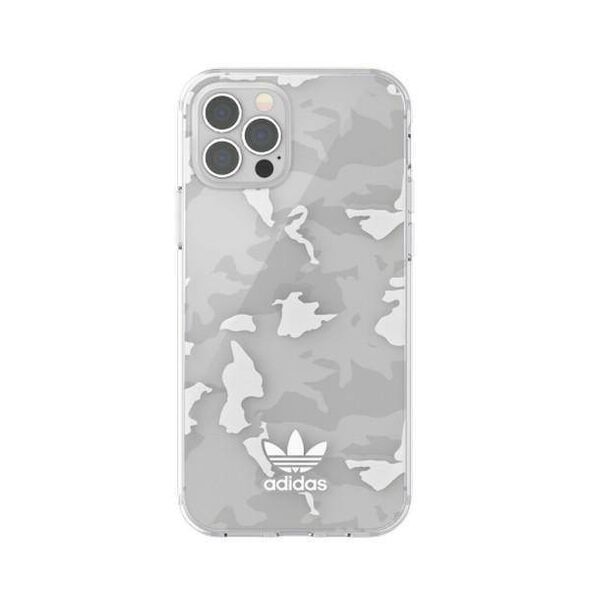 Original Case IPHONE 12 / 12 PRO Adidas OR Snap Case Camo transparent 8718846087445