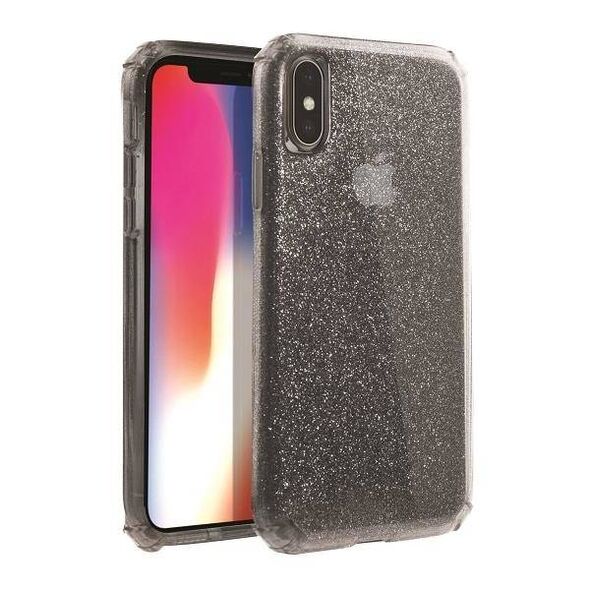 UNIQ case Clarion Tinsel iPhone Xs Max black/vapour smoke 8886463665084