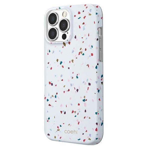 UNIQ case Coehl Terrazzo iPhone 13 Pro / 13 6.1" white/natural white 8886463678879