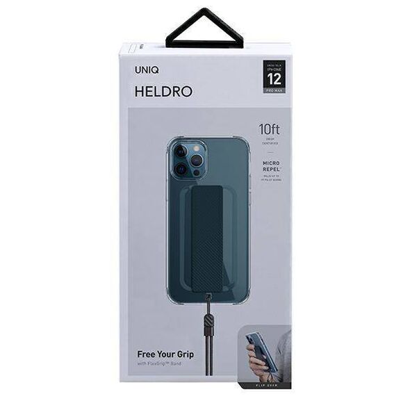 UNIQ case Heldro iPhone 12 Pro Max 6.7" transparent/clear Antimicrobial 8886463677278