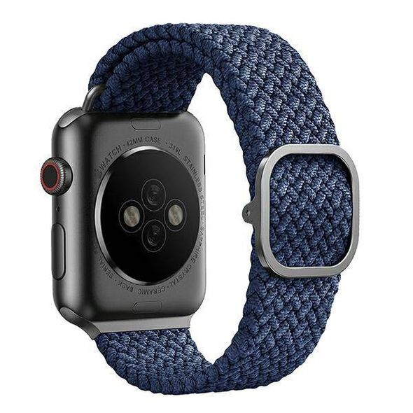 Strap for APPLE WATCH 42 / 44 / 45 MM UNIQ Aspen Braided blue 8886463676424